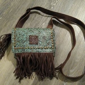 Leather purse Cross